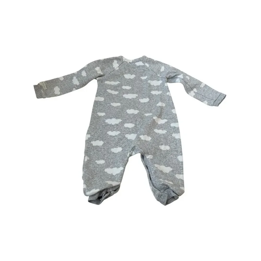 Bellybutton Baby Gray Cloud Romper Coverall One Piece Size 68 or 6 months